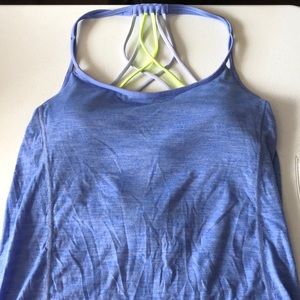 Lululemon tank top with bra built in